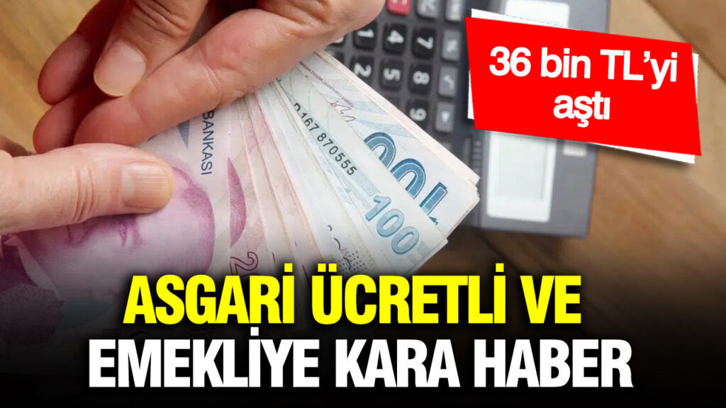 Asgari Ücret ve Emekli Maaşları Yoksulluk Sınırının Altında Kaldı