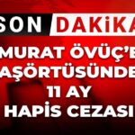 Murat Övüç’e Başörtüsü Sebebiyle 11 Ay Hapis Cezası Verildi