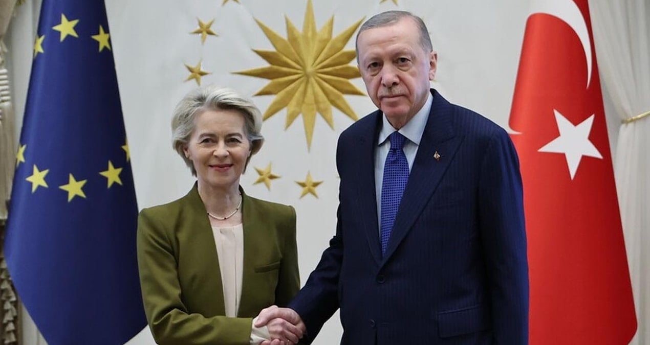 Cumhurbaşkanı Erdoğan, AB Komisyonu Başkanı Leyen ile Önemli Bir Görüşme Gerçekleştirdi